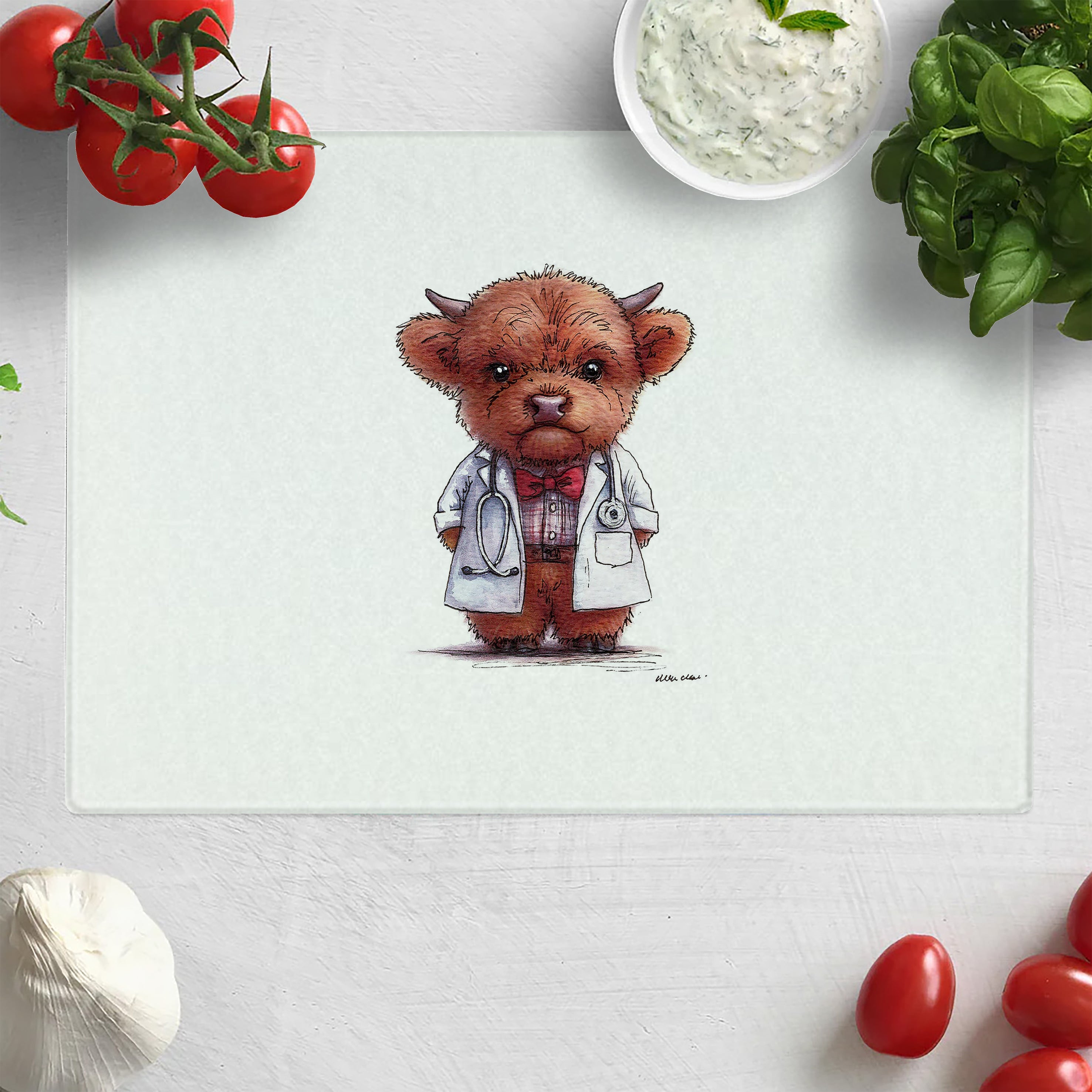 Dr Moo Chopping Board