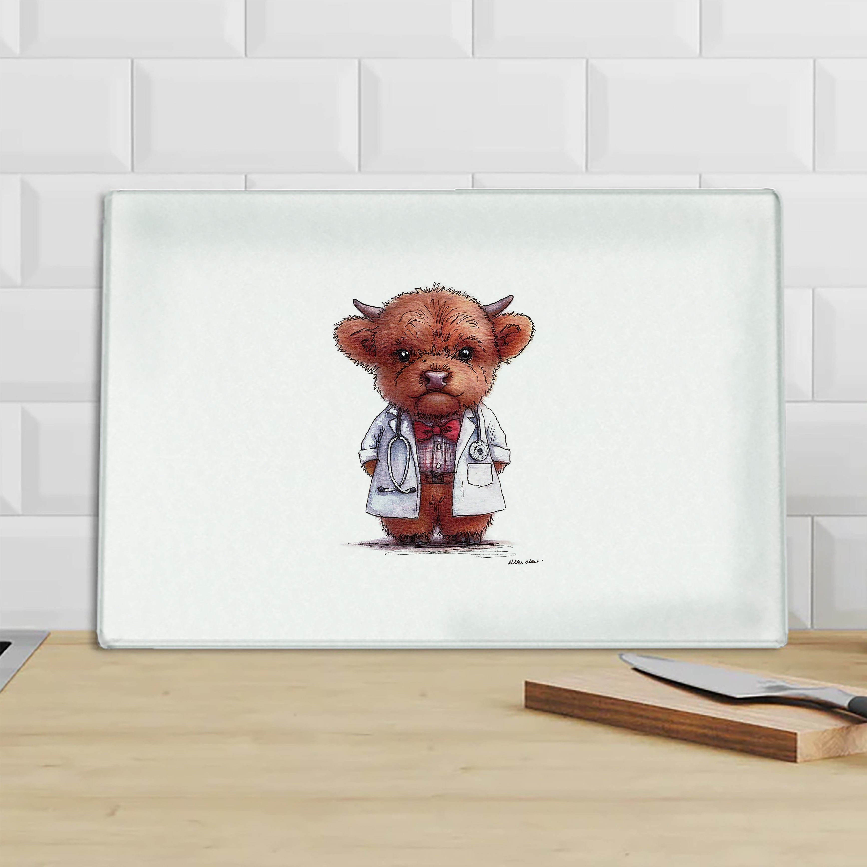 Dr Moo Chopping Board