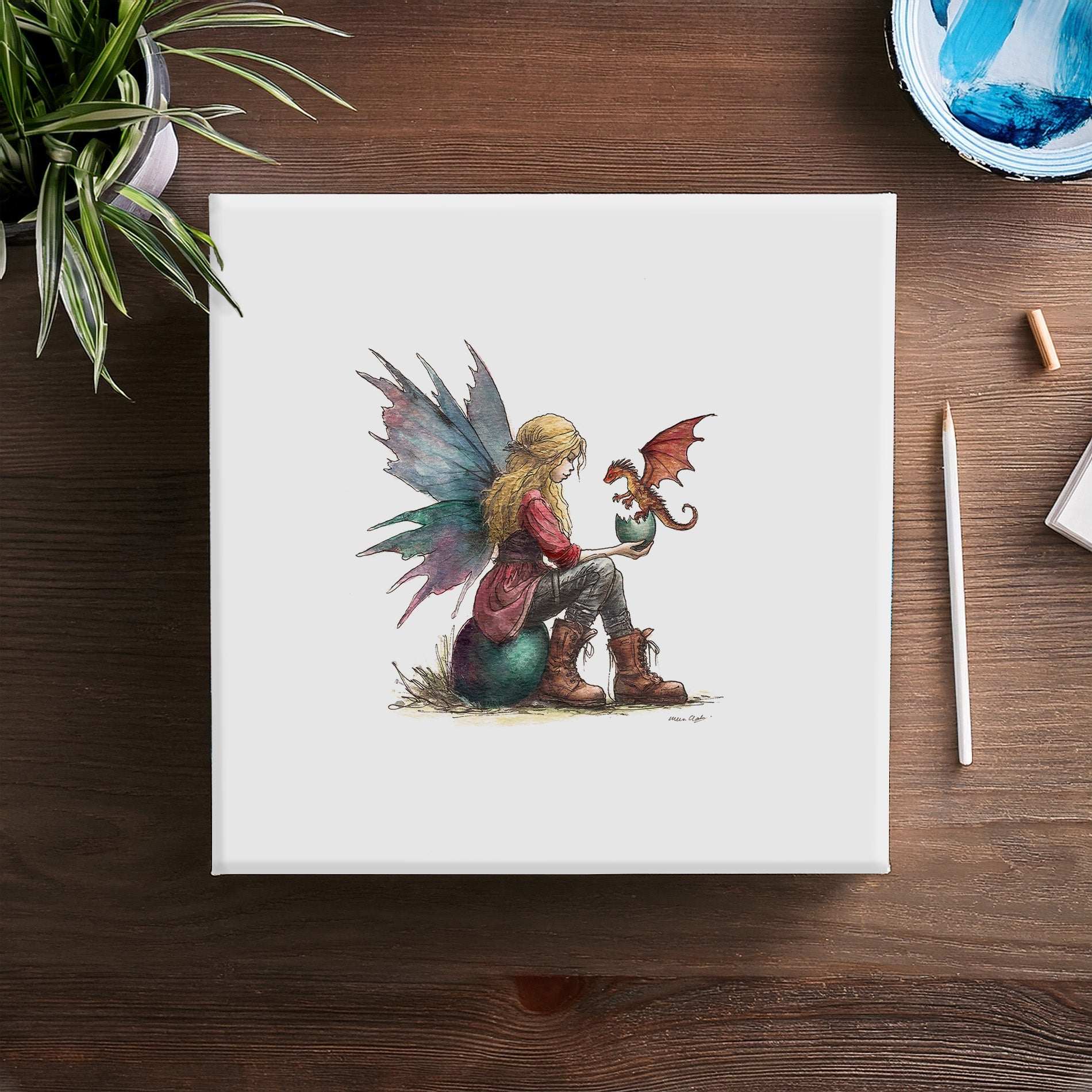 Dragon Guardian Canvas