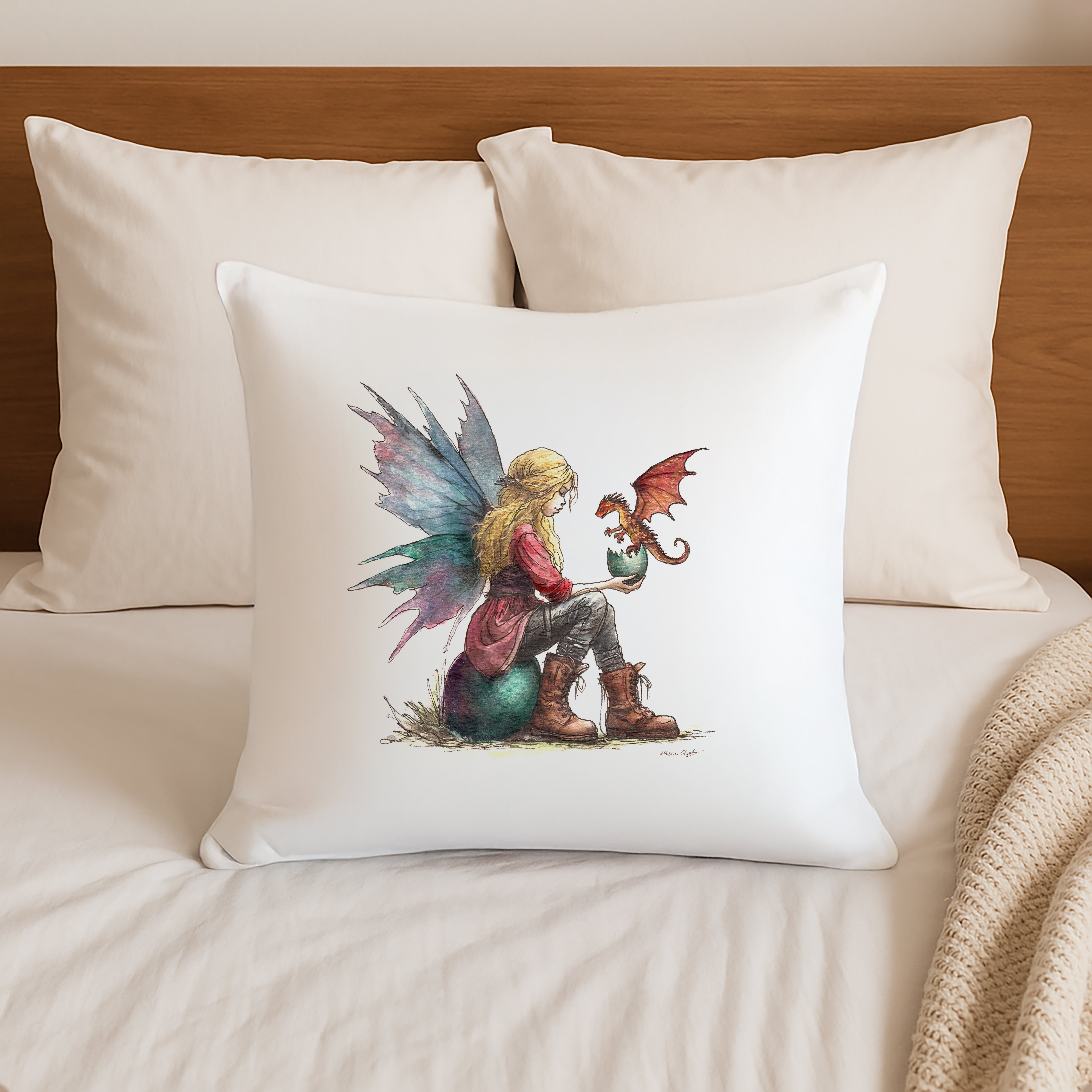 Dragon Guardian Cushion