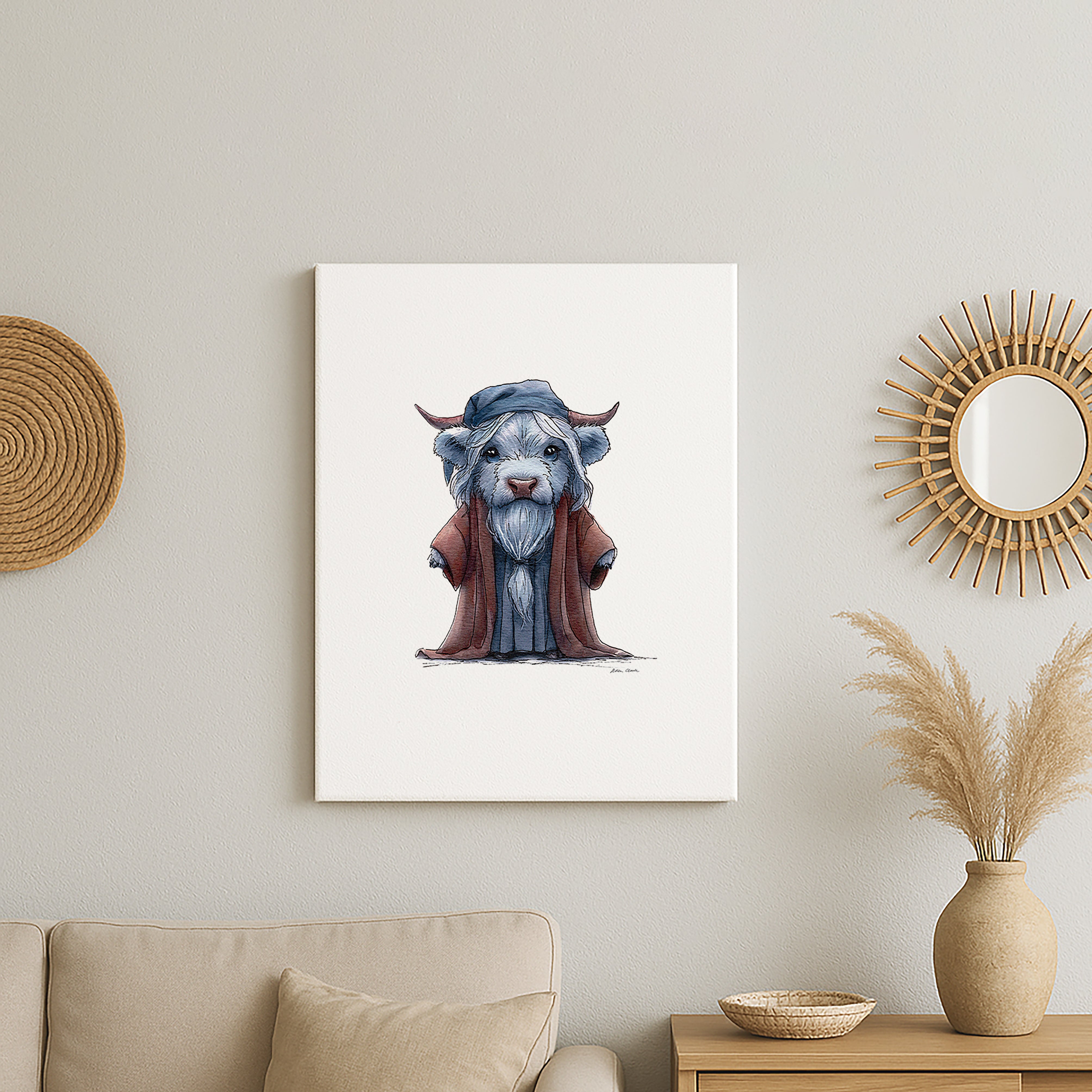 Dumble Moo Canvas