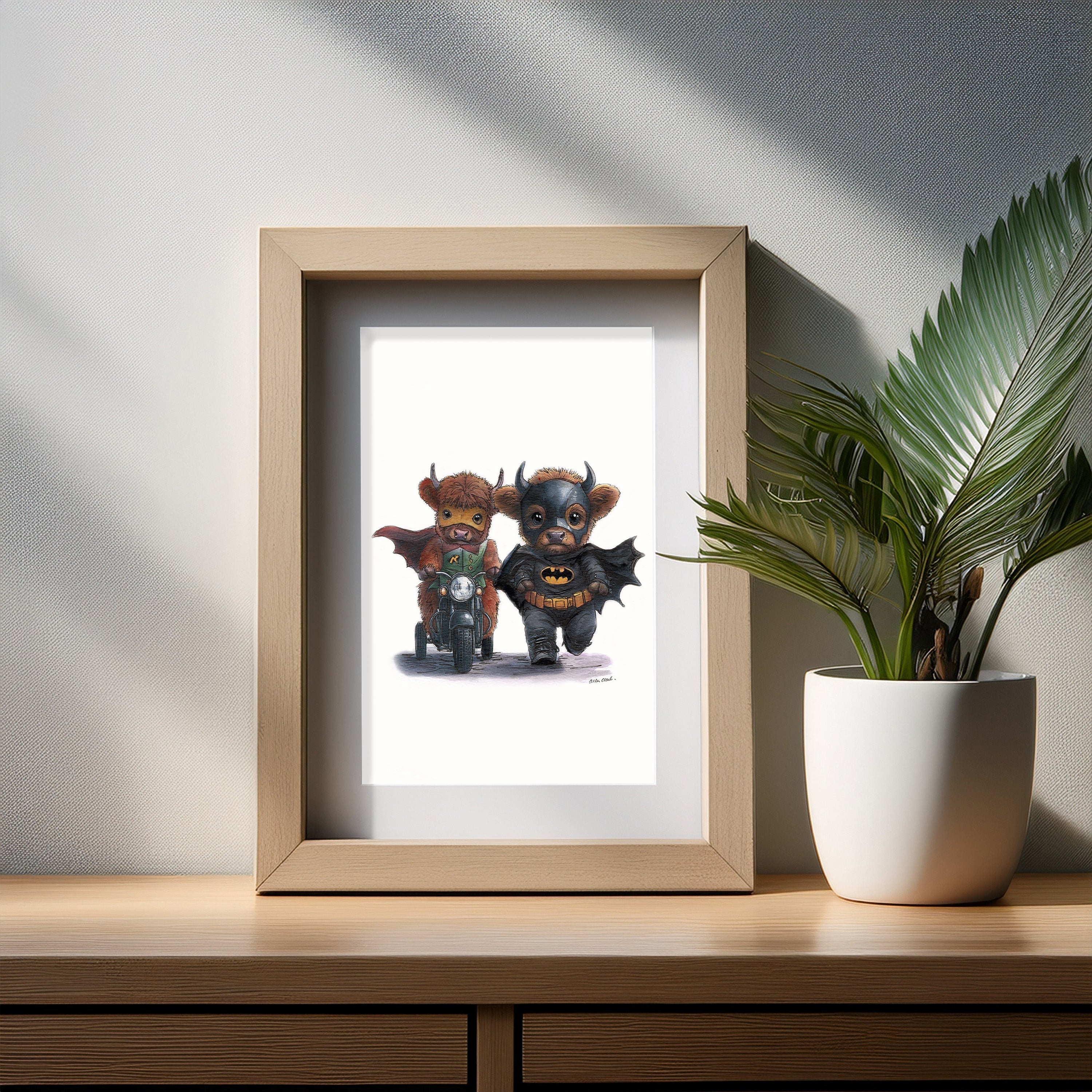 Dynamic Moo-Ow Art Print