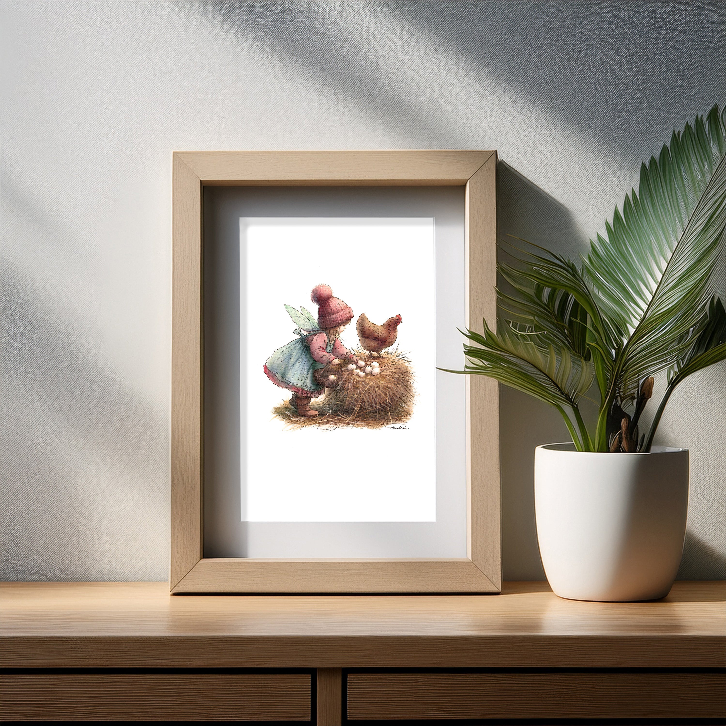 Egg Hunt Art Print