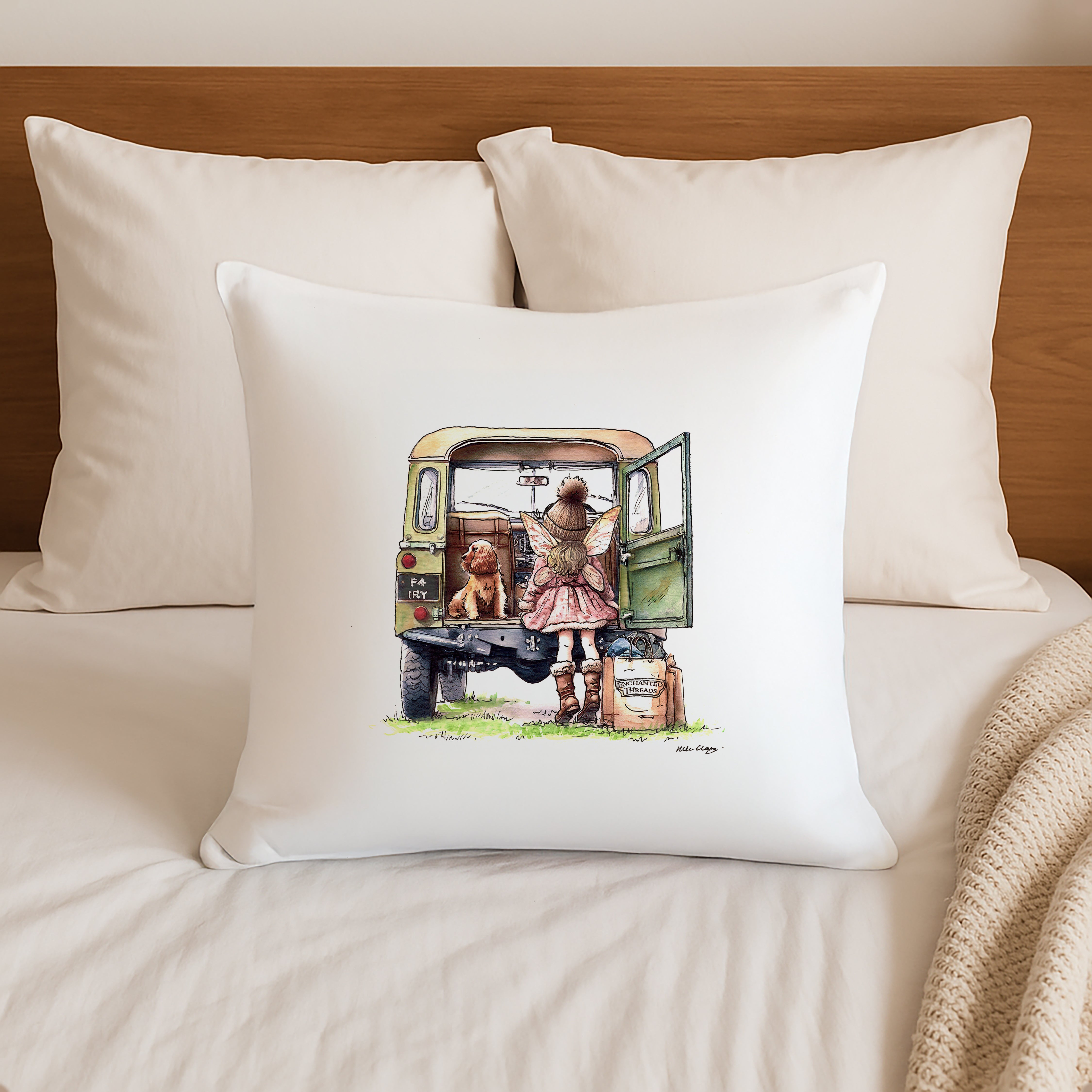 Enchanted Threads Cushion