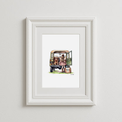Enchanted Threads Art Print