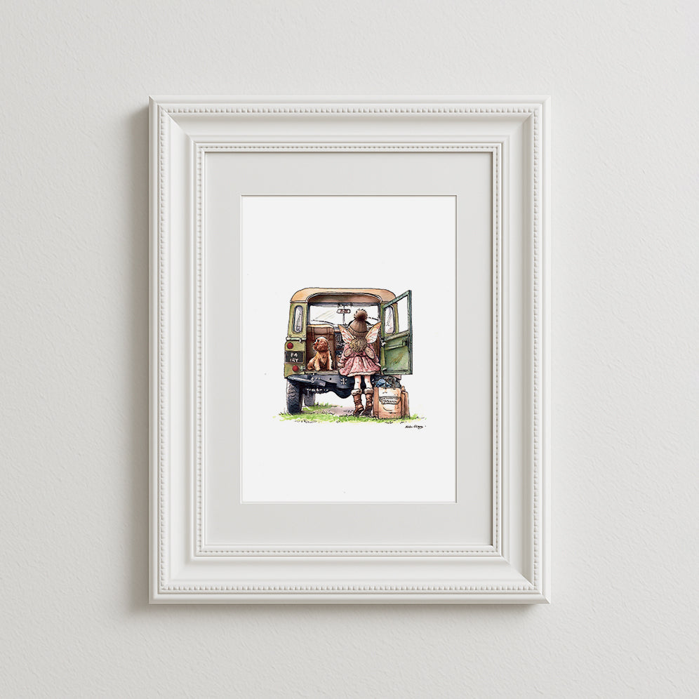 Enchanted Threads Art Print