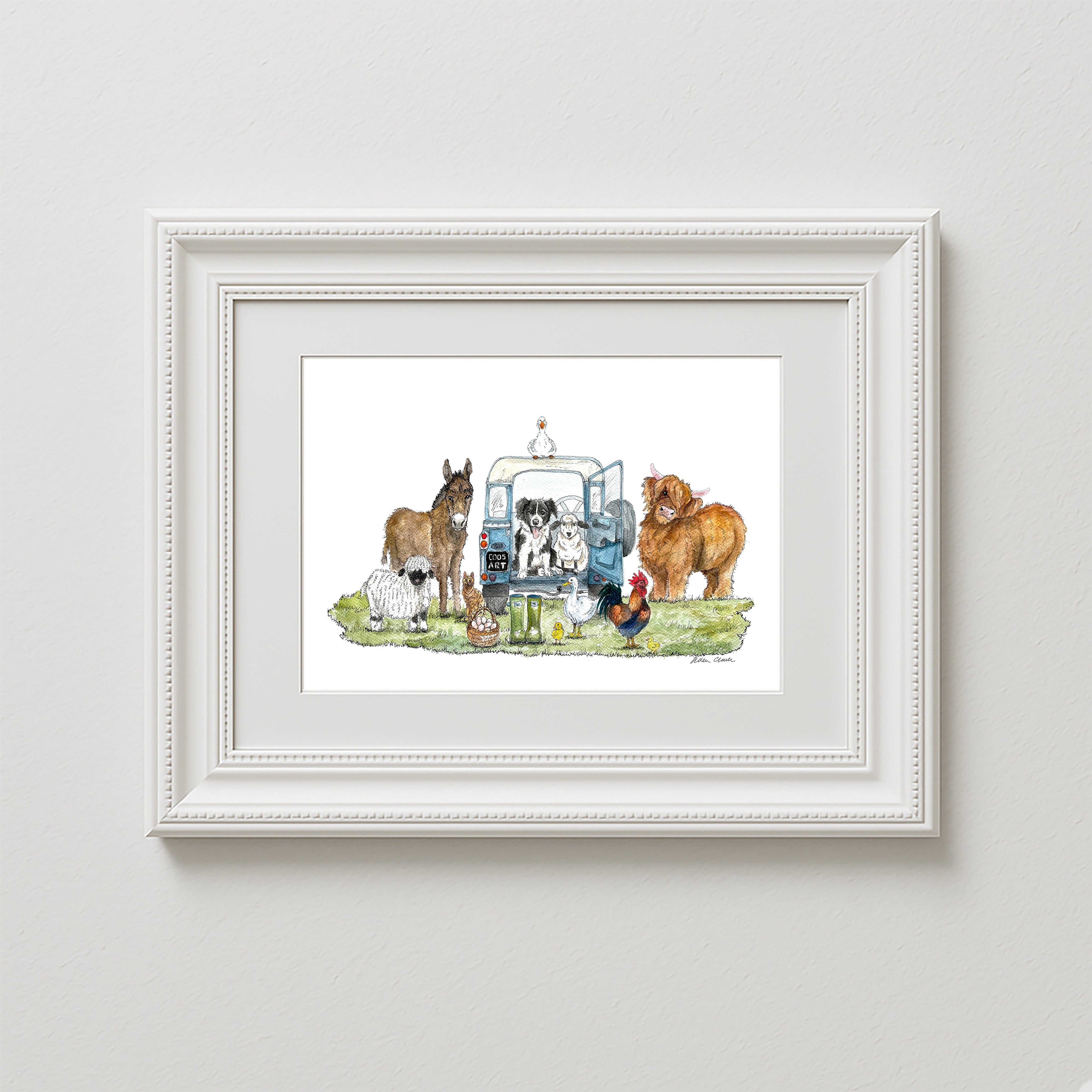 Farming Life Art Print