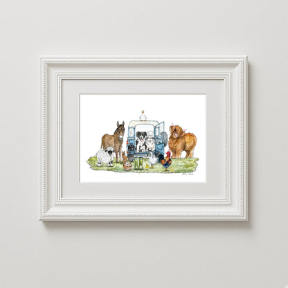 Farming Life Art Print