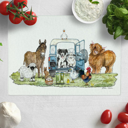 Farming Life Chopping Board