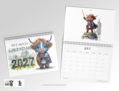 Wee Moos 2027 Calendar Limited Release