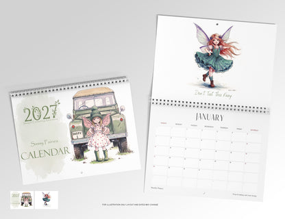 Sassy Fairies 2027 Calendar Limited Release