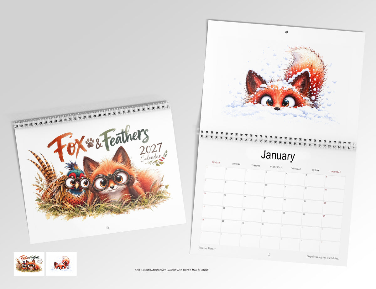 Fox and Feathers Calendar Limited Release