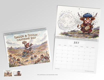 Haggis and Hoolie 2027 Calendar Limited Release
