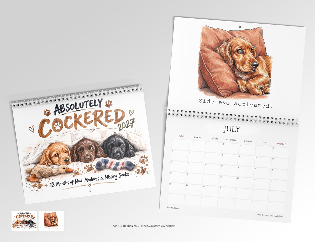Absolutely Cockered Calendar Limited Release
