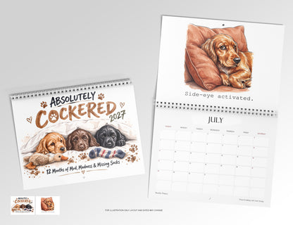 Absolutely Cockered Calendar Limited Release