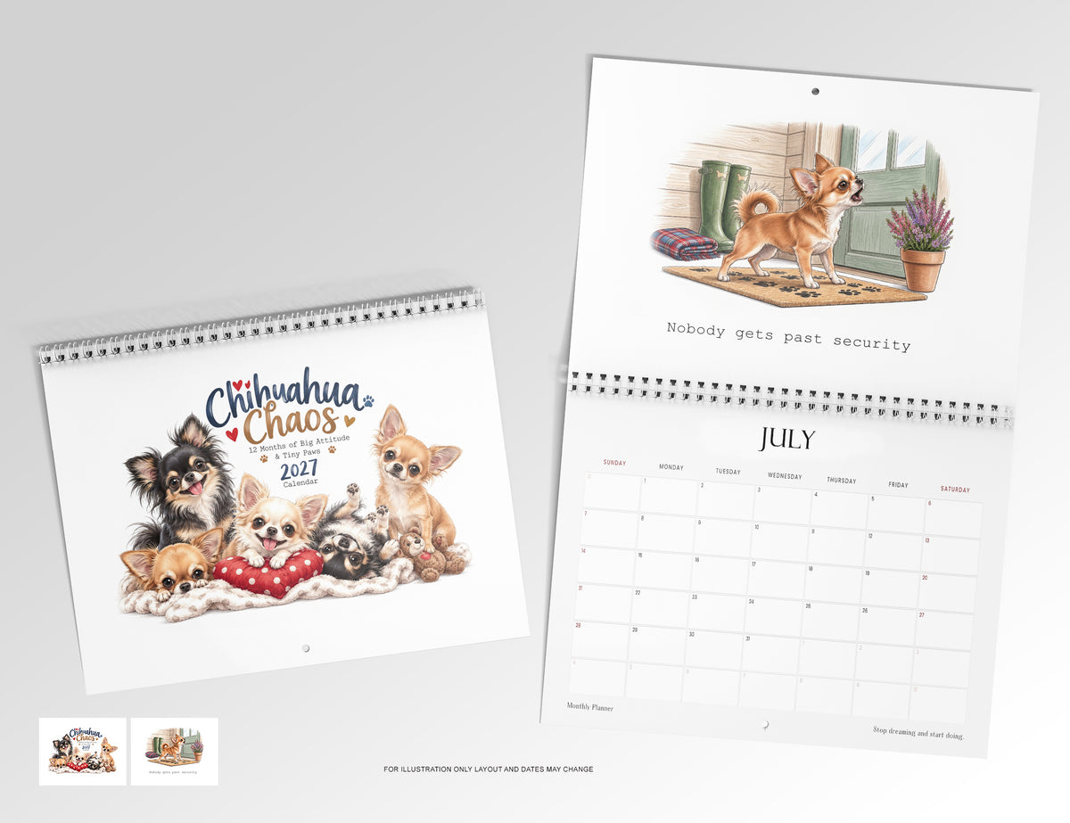 Chihuahua Chaos Calendar Limited Release