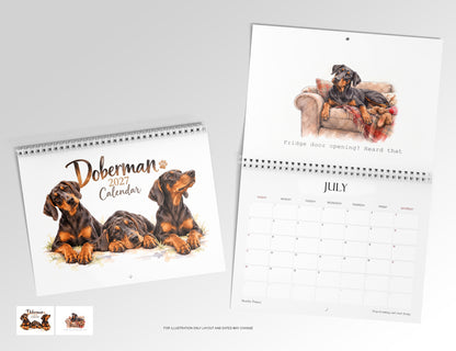 Doberman Calendar 2027 Limited Release