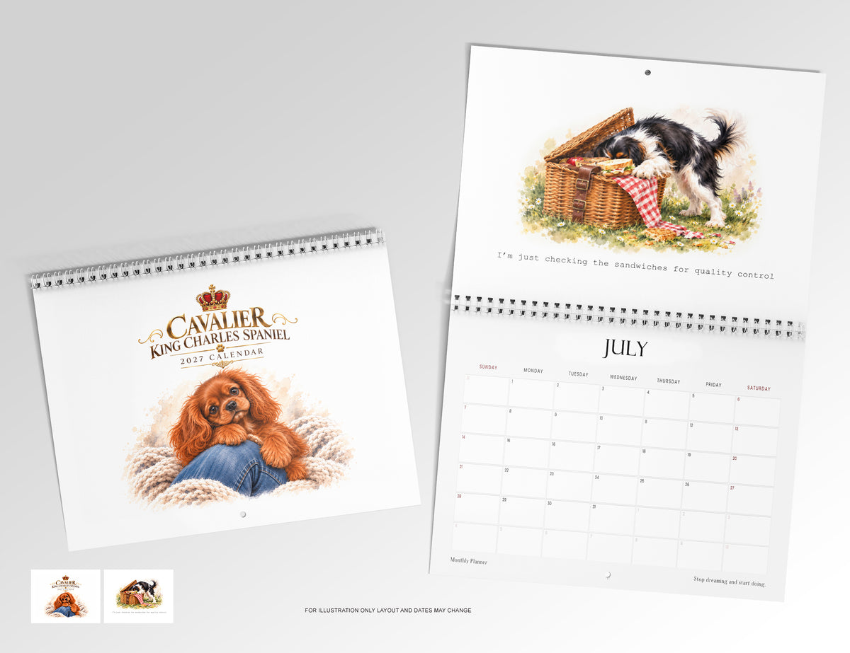 Cavalier King Charles Spaniels Calendar Limited Release