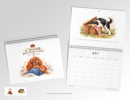 Cavalier King Charles Spaniels Calendar Limited Release