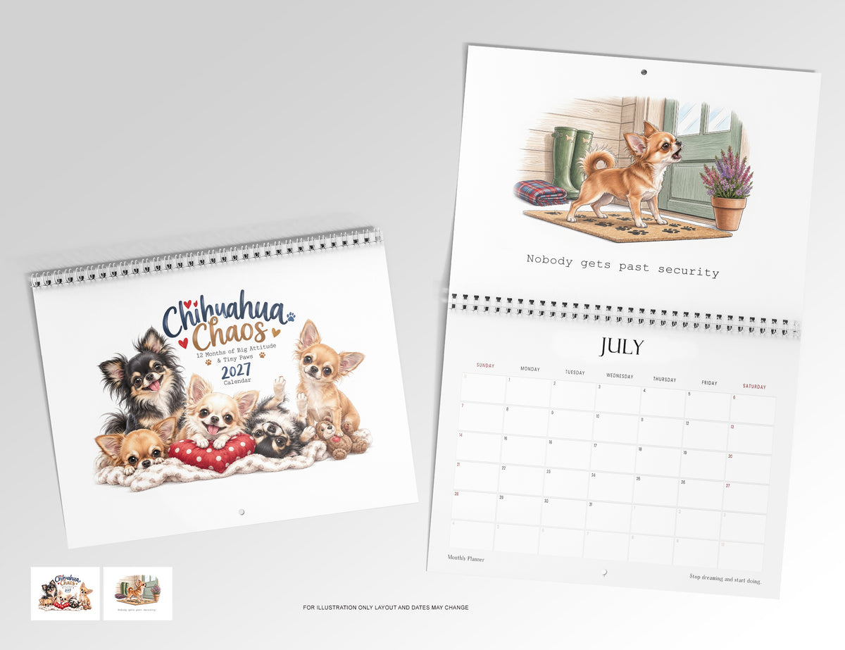 Chihuahua Chaos Calendar Limited Release