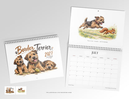 Border Terrier Calendar Limited Release