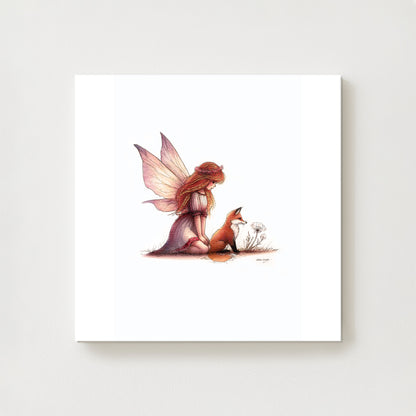 Fable of the Fox and Fairy Canvas