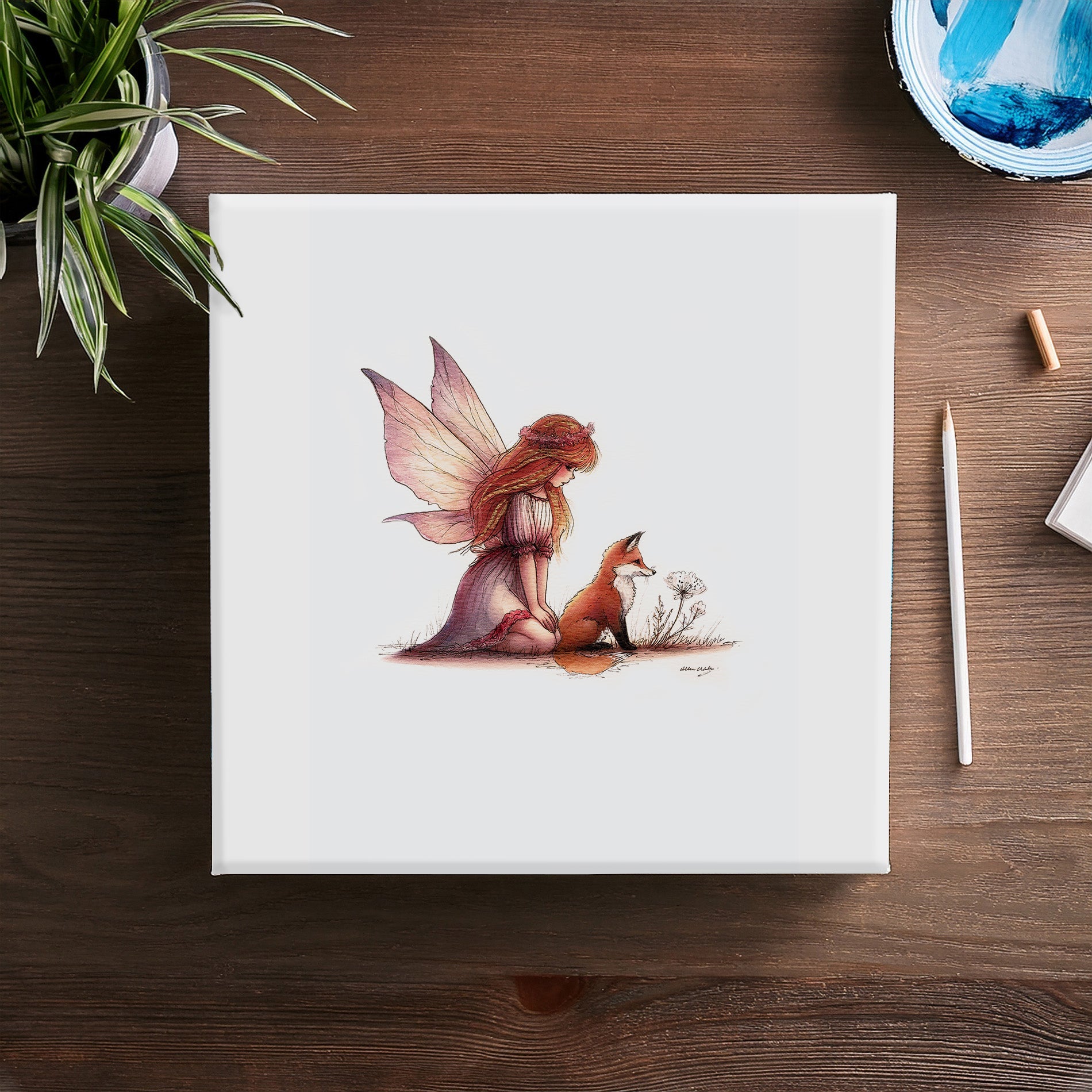 Fable of the Fox and Fairy Canvas
