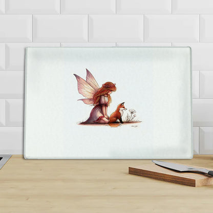 Fable of the Fox and Fairy Chopping Board