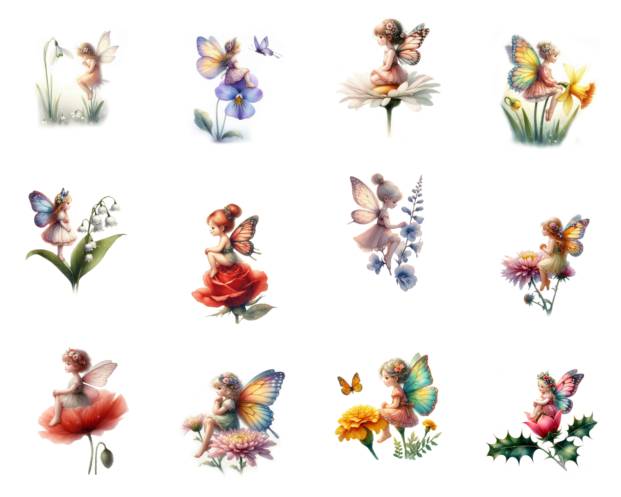 Fairy Blossoms & Butterfly Wings 2026 calendar