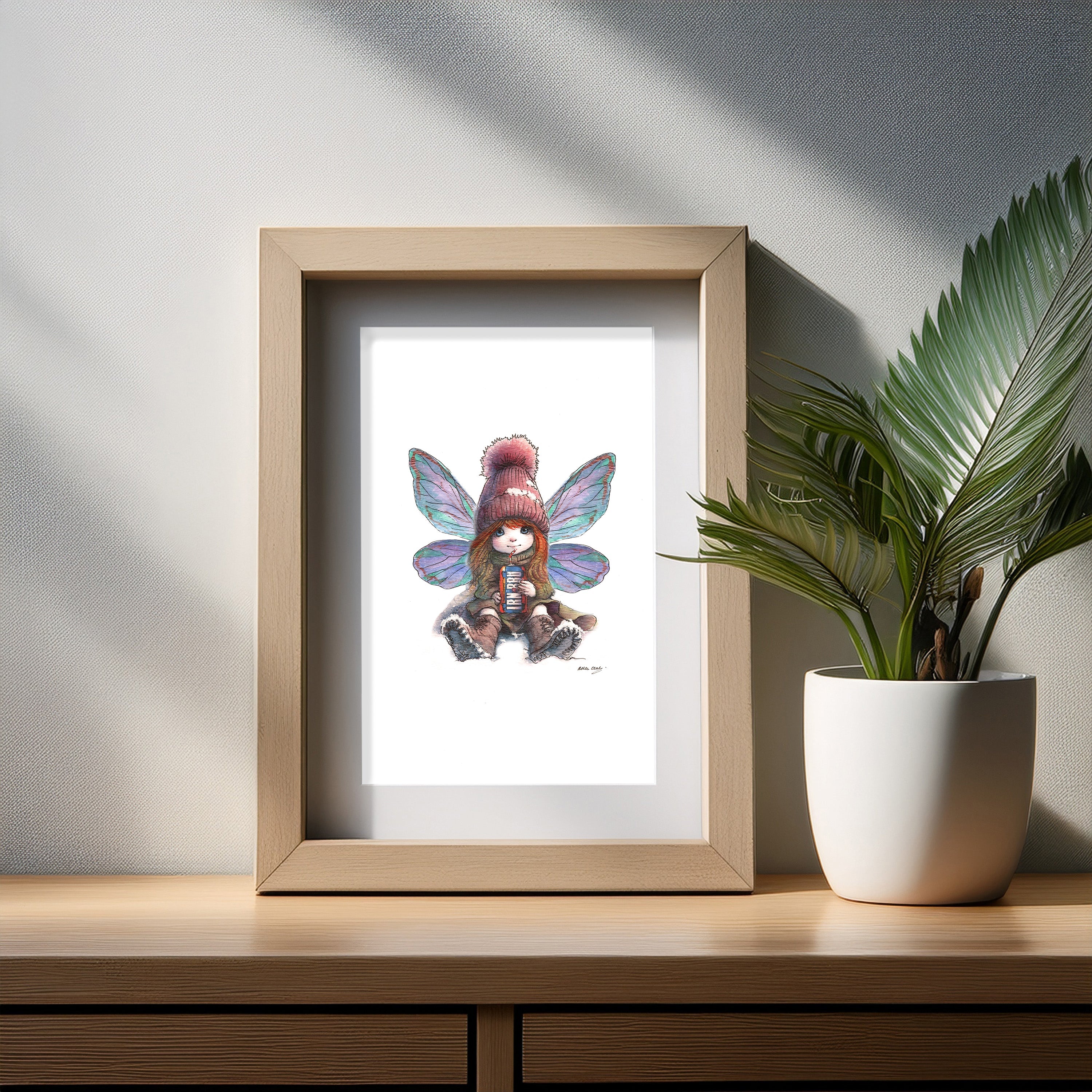 Fairy Bru Art Print