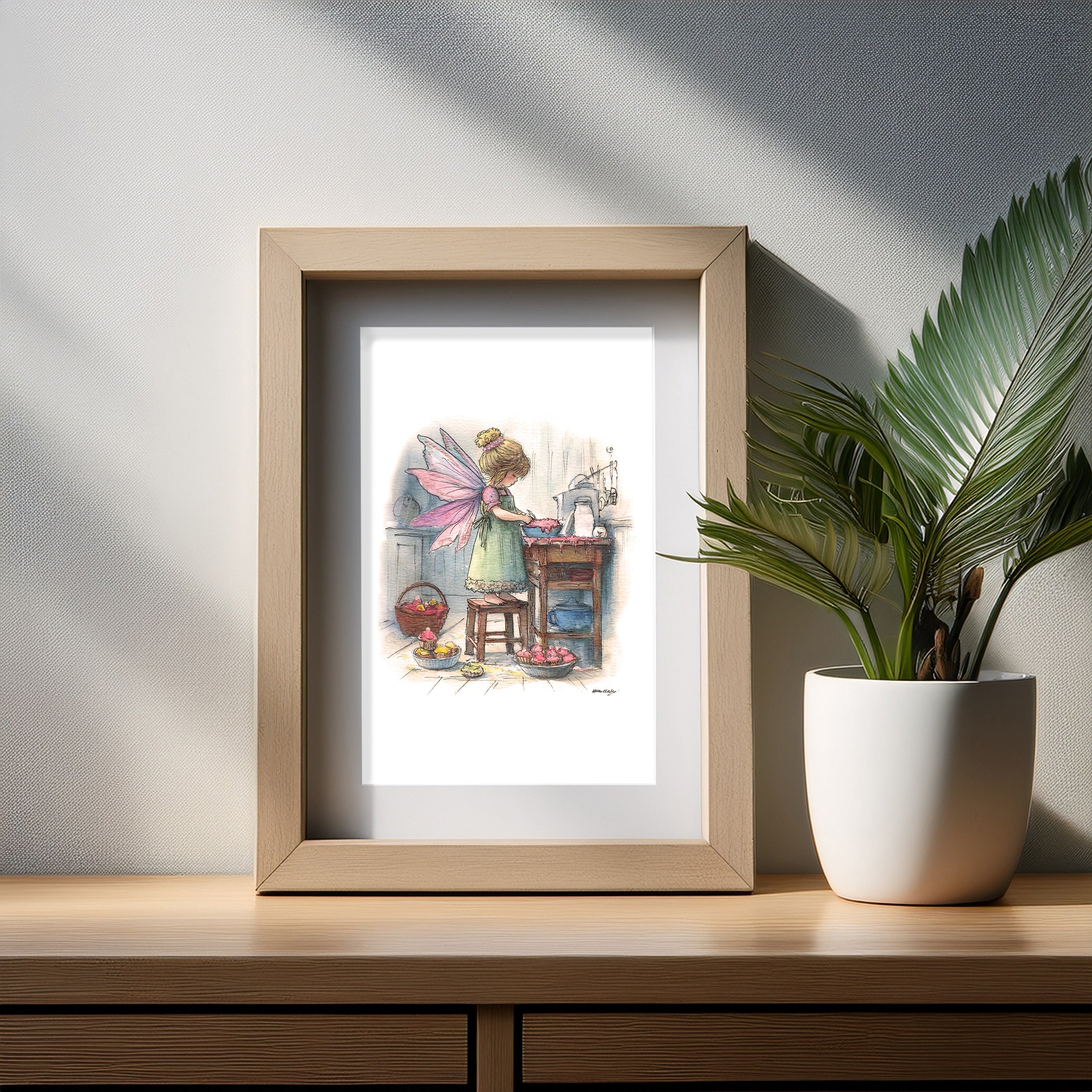 Fairy Cake Art Print