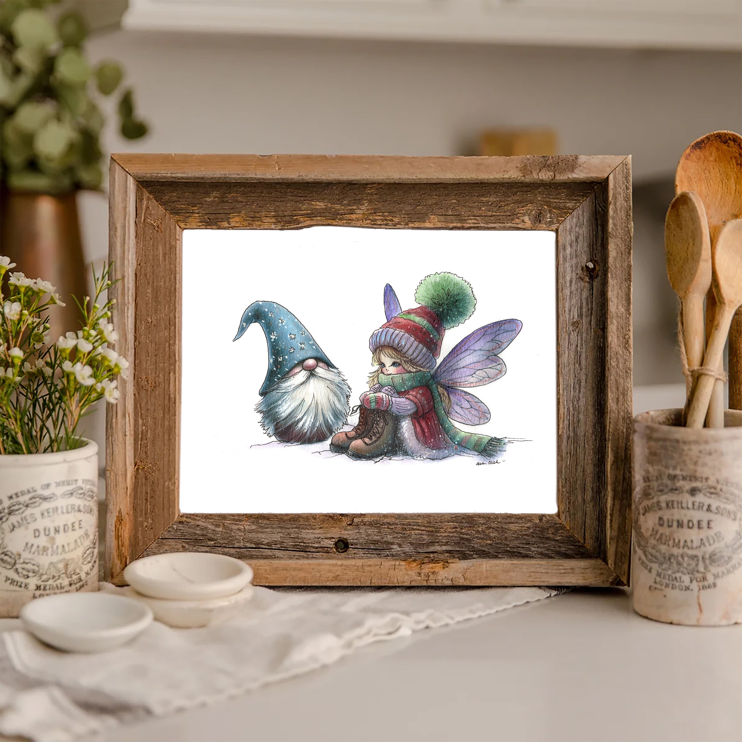 Fairy Gonk Art Print