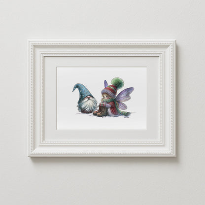 Fairy Gonk Art Print