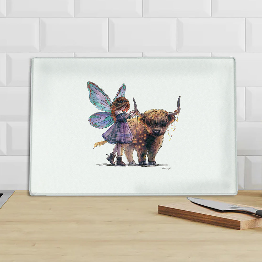 Fairy Lights Chopping Board