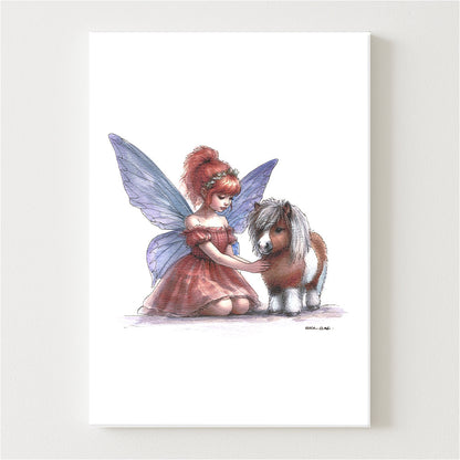 Fairy Tales and Pony Tails Canvas