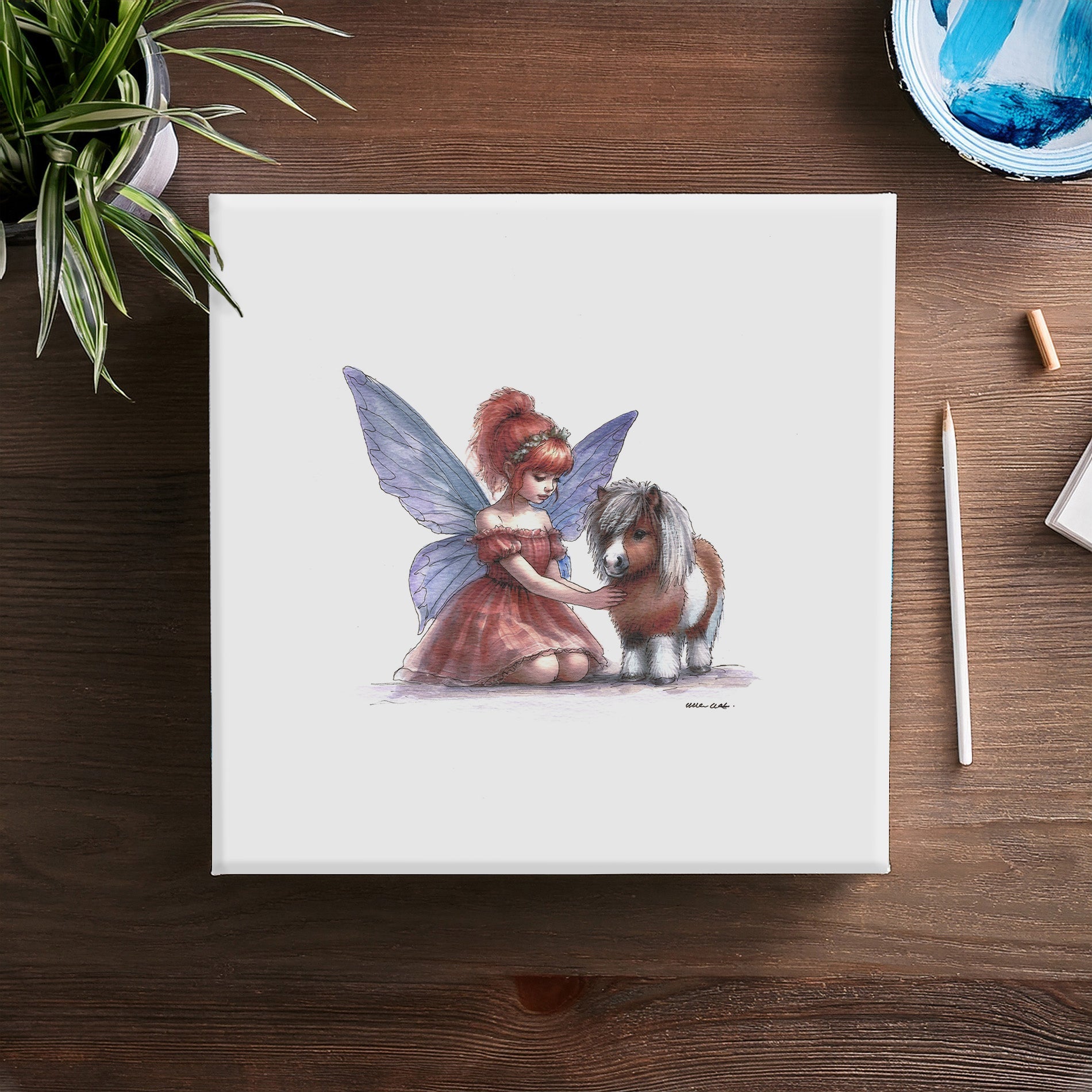 Fairy Tales and Pony Tails Canvas