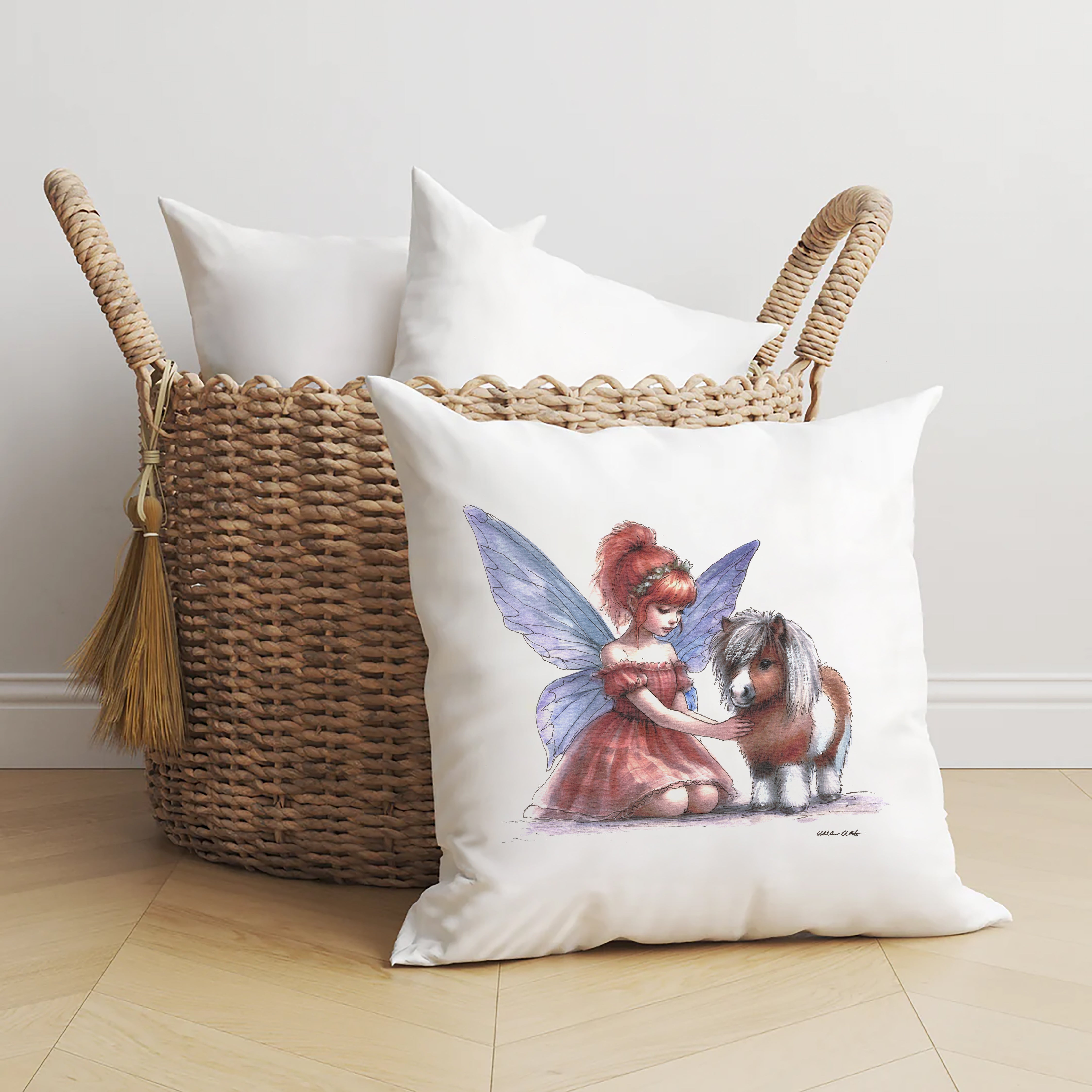 Fairy Tales and Pony Tails Cushion