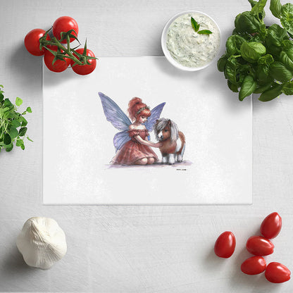Fairy Tales and Pony Tails Chopping Board