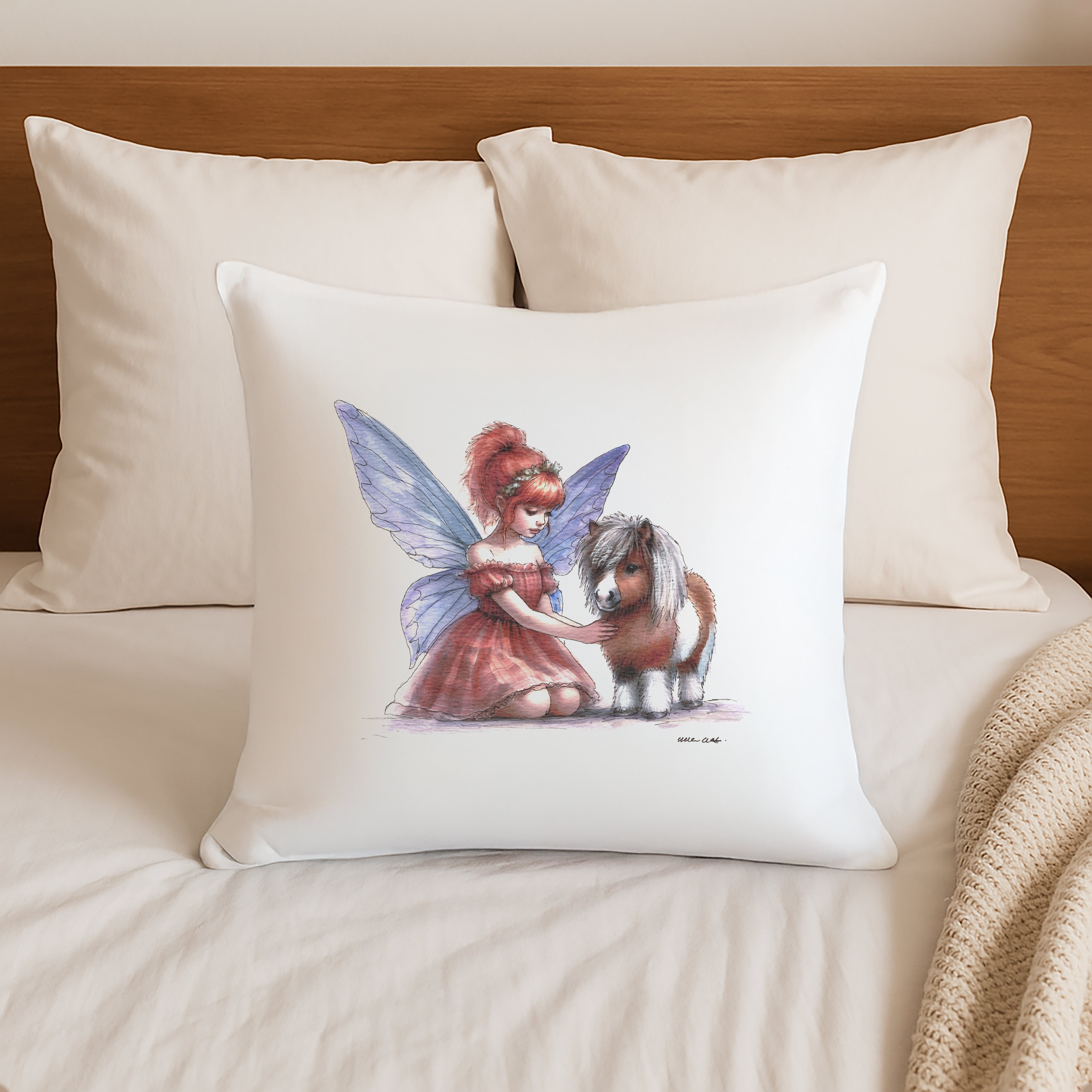 Fairy Tales and Pony Tails Cushion