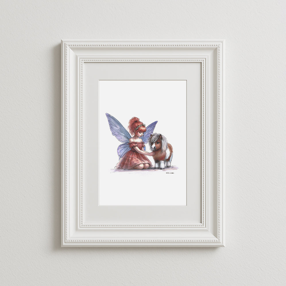 Fairy Tales and Pony Tails Art Print