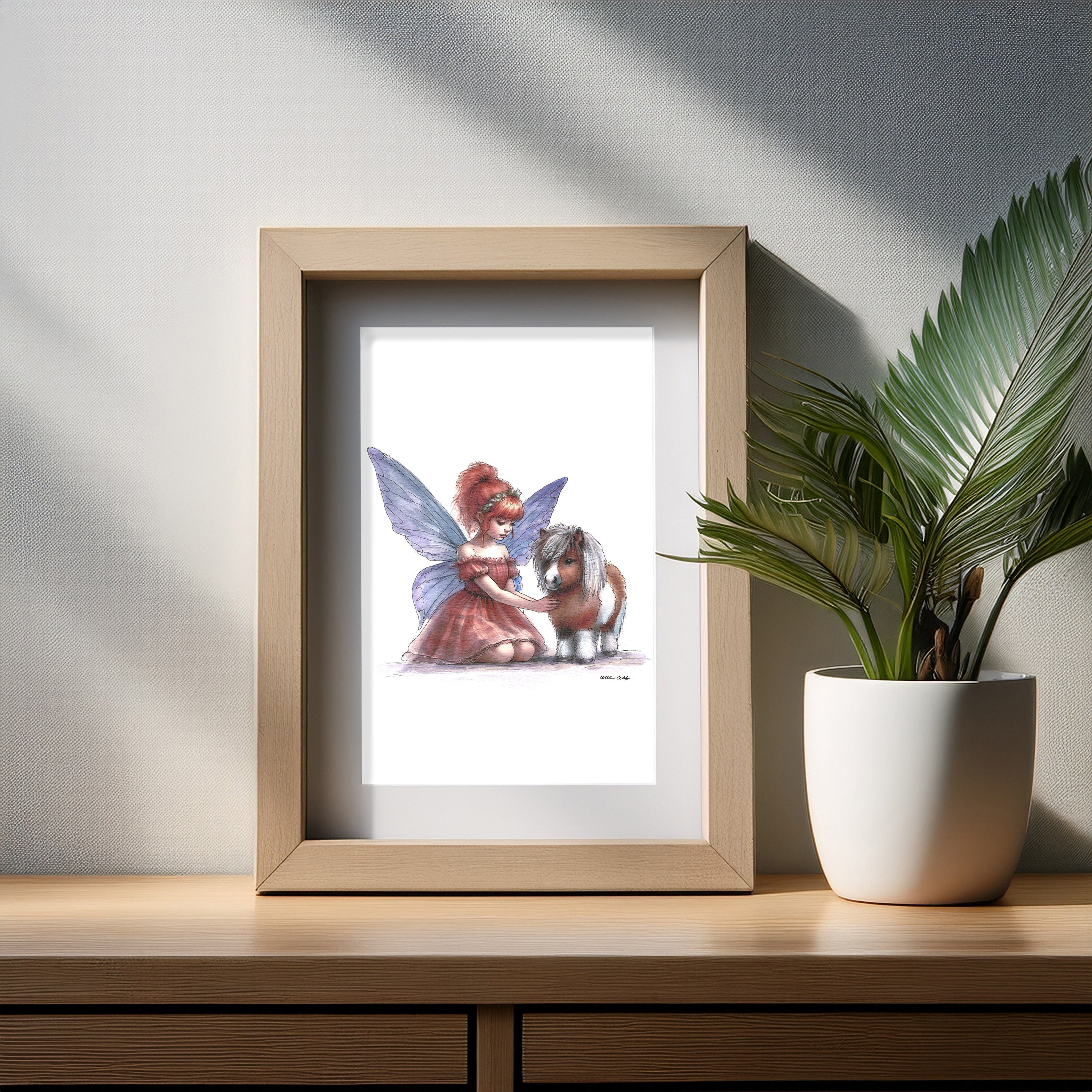Fairy Tales and Pony Tails Art Print