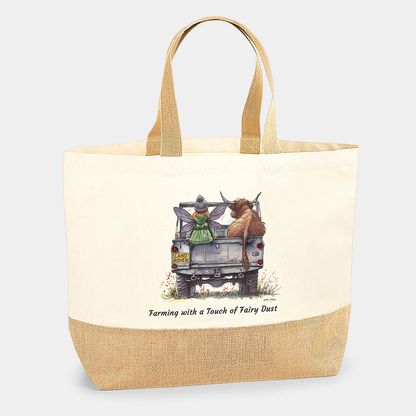 Farming with a Touch of Fairy Dust Tote Bag