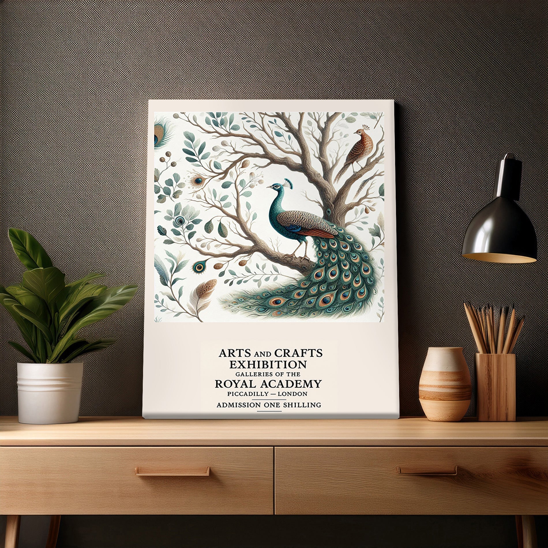 Feathered Tree Canvas