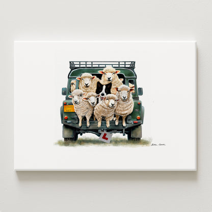 First Day On The Job Canvas