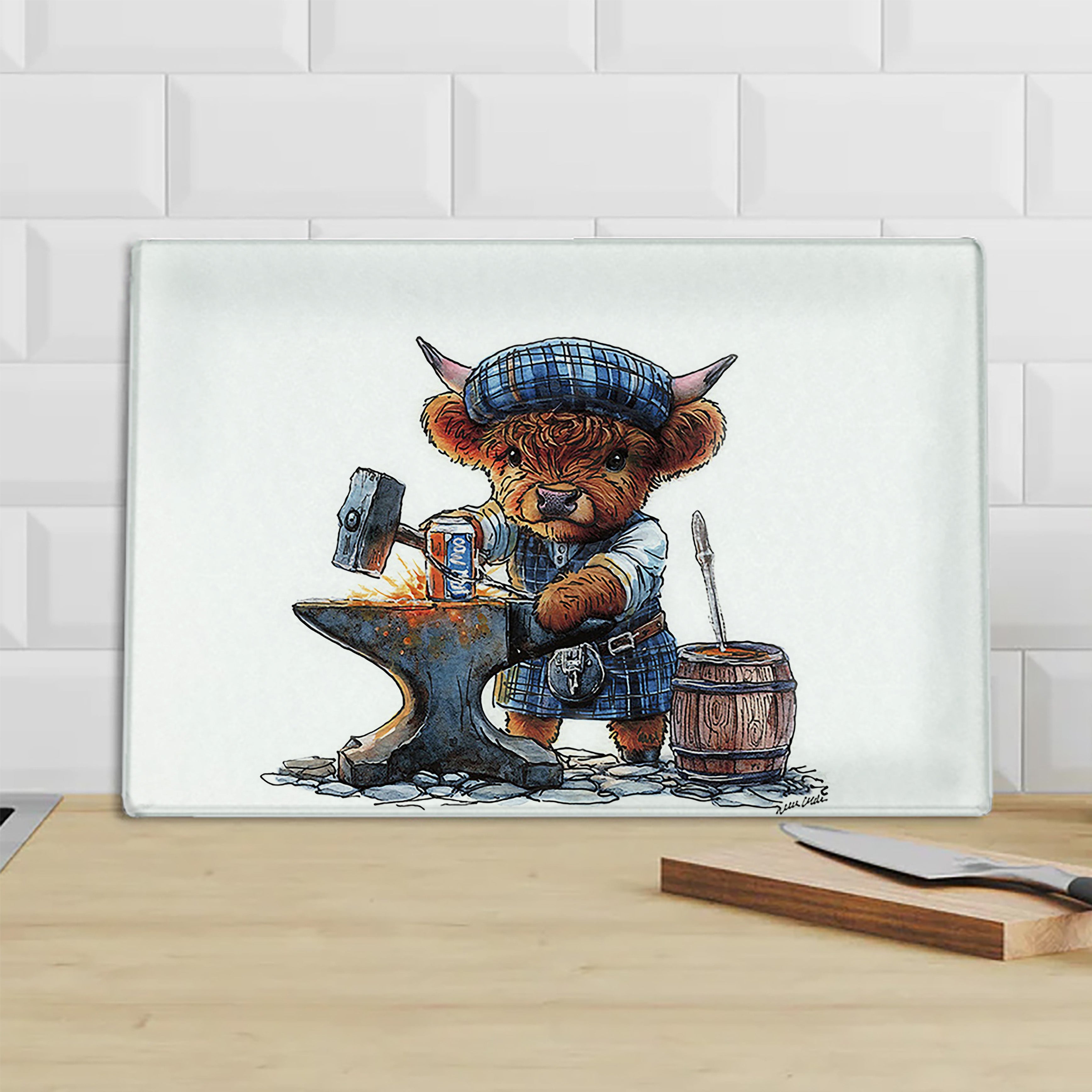 Forged In Iron Chopping Board