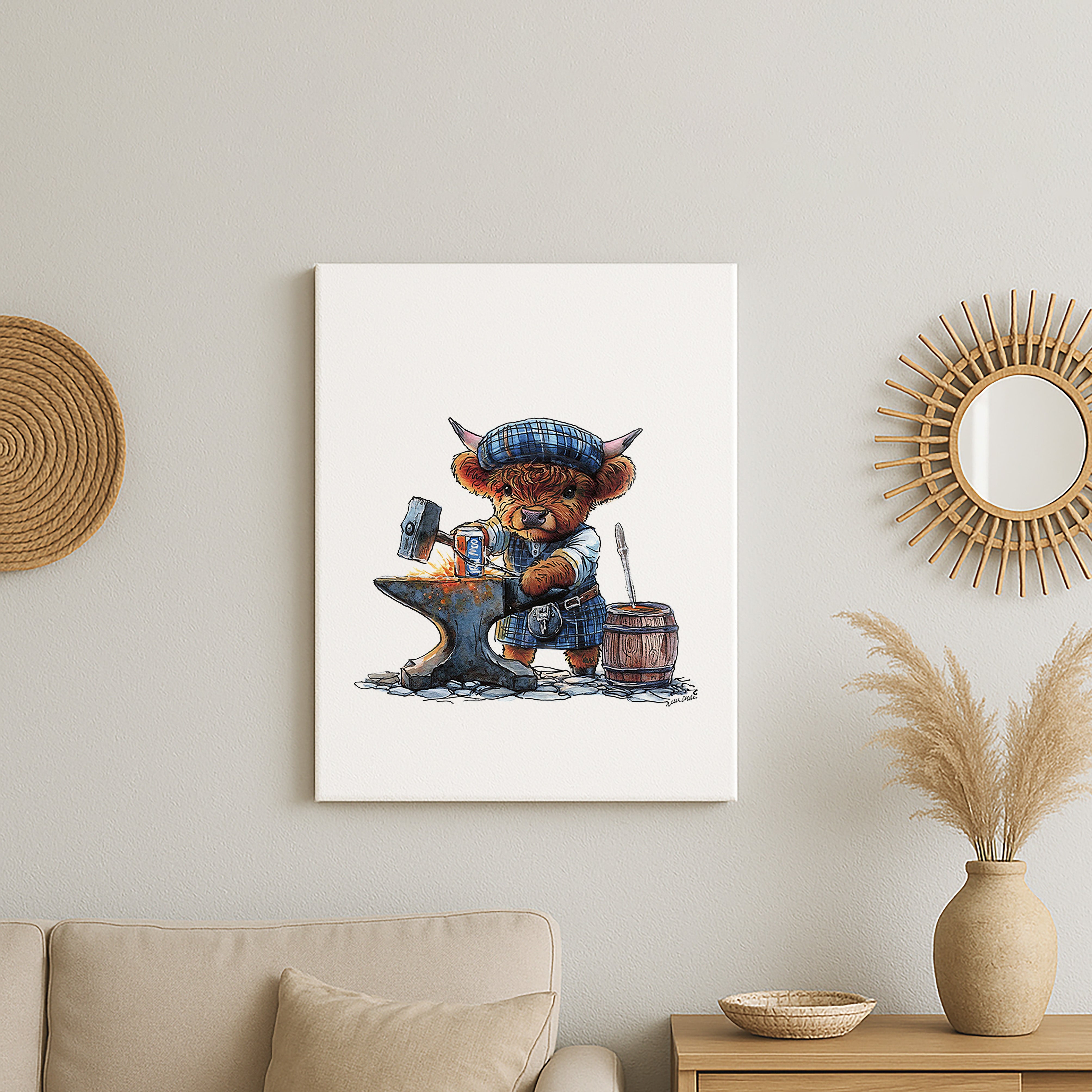 Forged In Iron Canvas