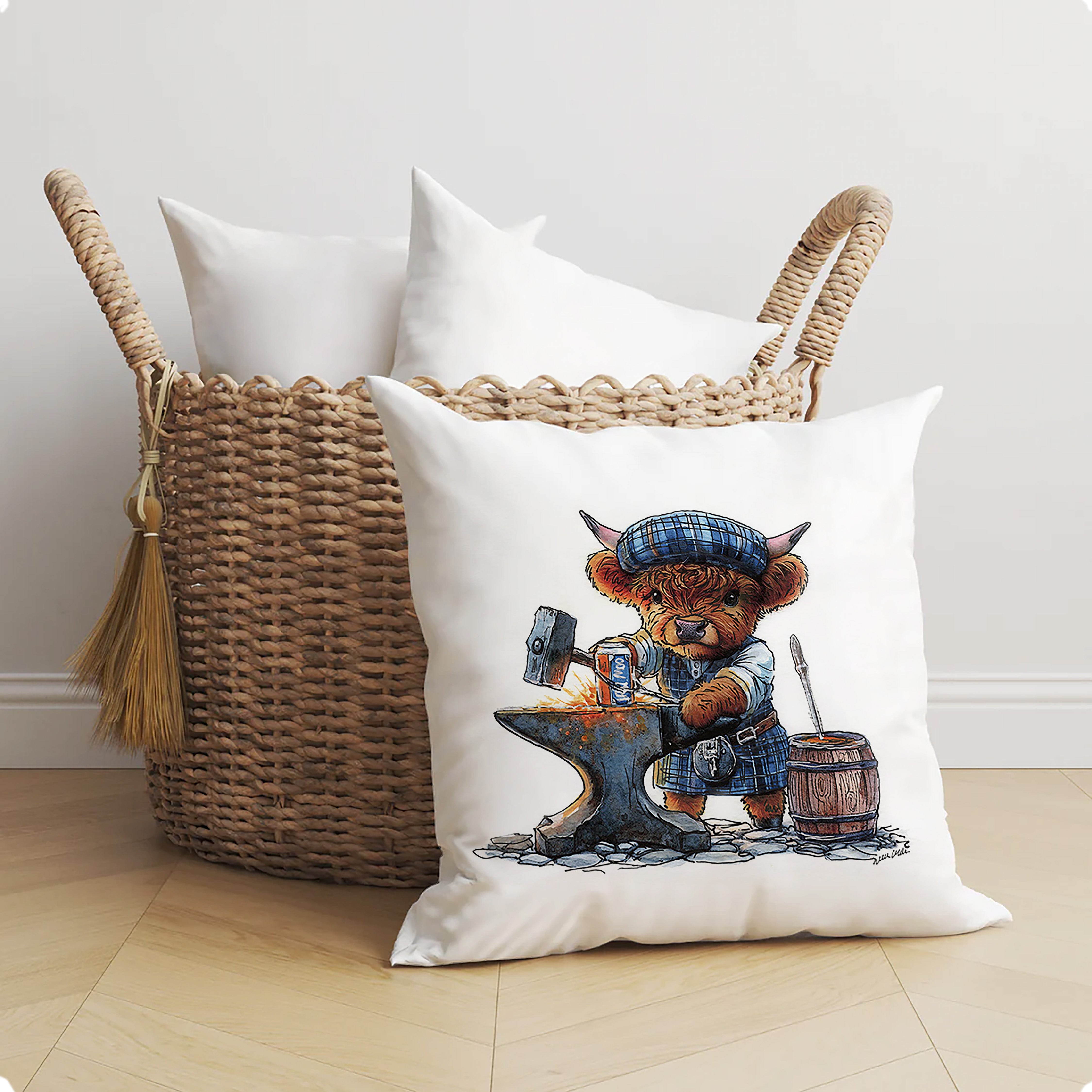 Forged In Iron Cushion