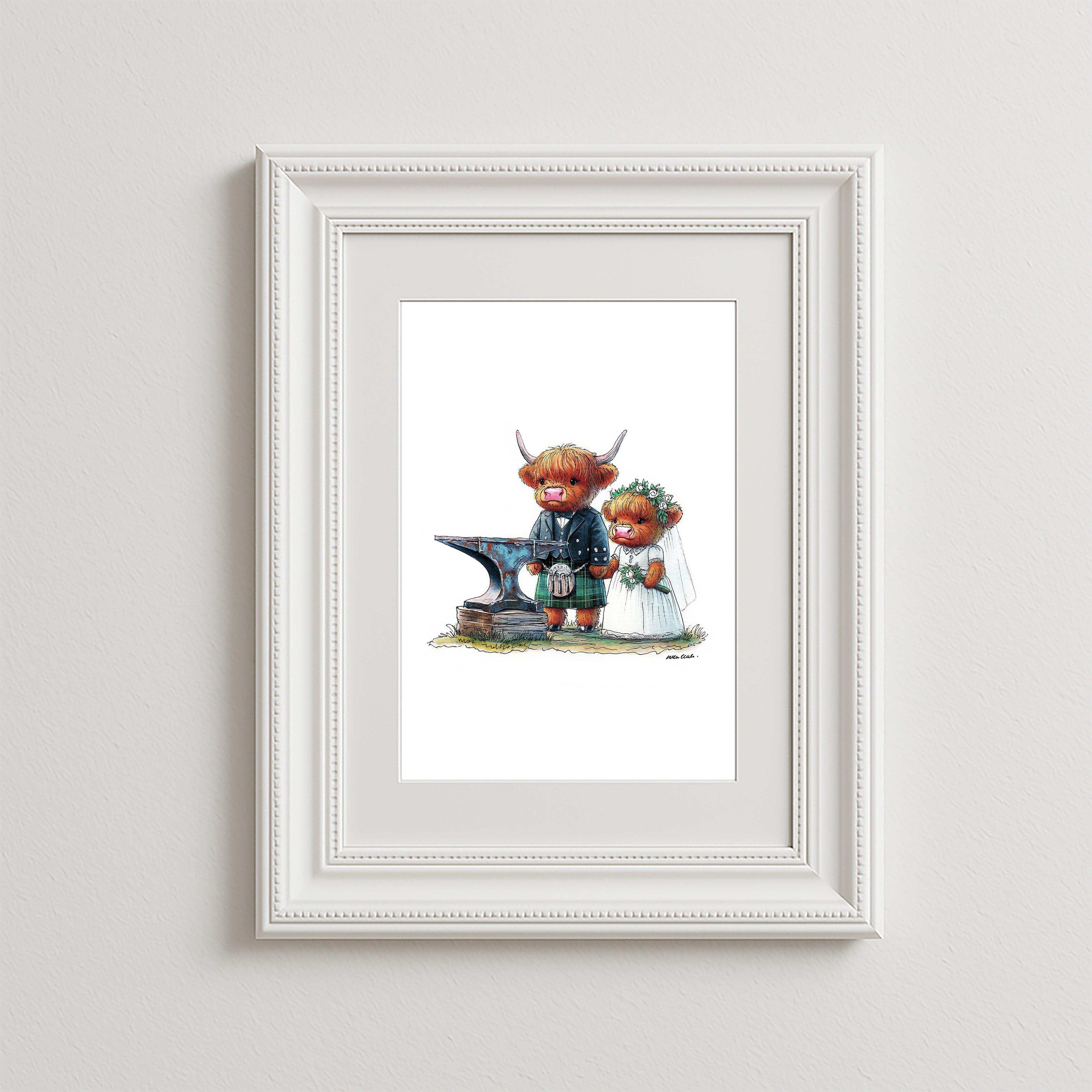 Forged In Love Art Print