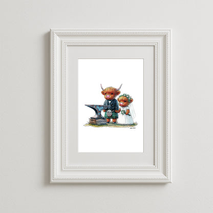 Forged In Love Art Print