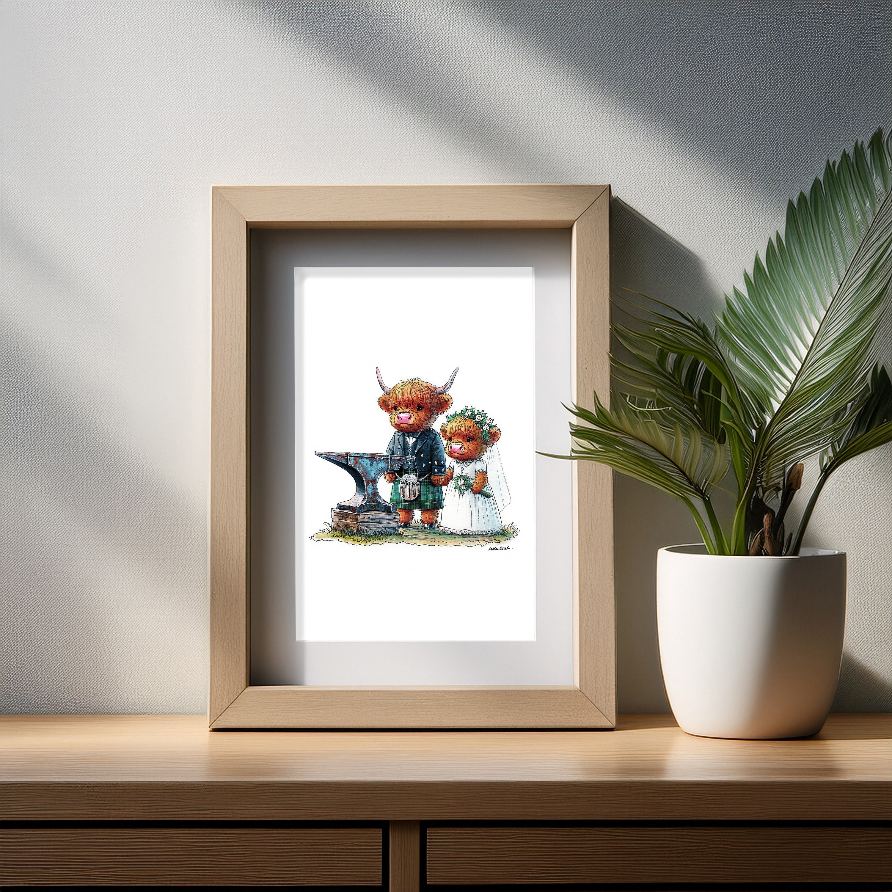 Forged In Love Art Print